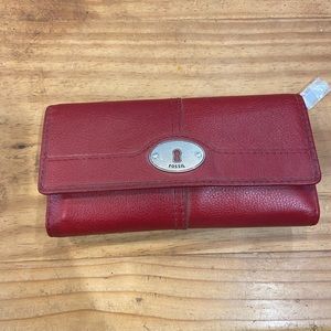 NEW, NEVER USED Fossil wallet